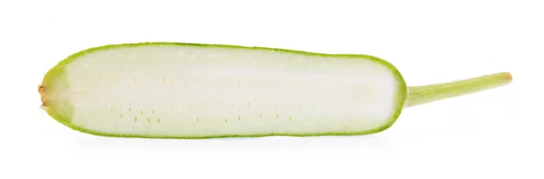 白地に隔離されたカボチャの野菜の骨髄ズッキーニ — ストック写真
