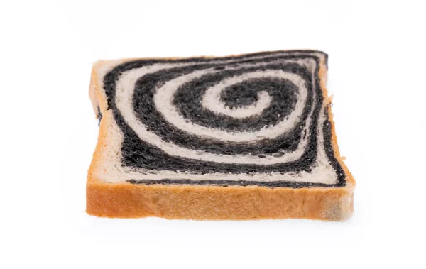 Вугільний Хліб Ізольований Білому Тлі — стокове фото