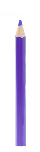 Фиолетовый Карандаш Белом Фоне — стоковое фото