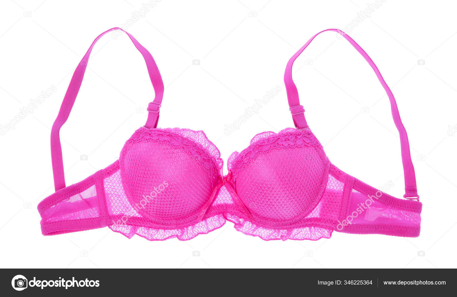 Women's Bras Sexy Lingerie Isolated White Background Stock Photo