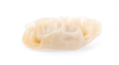 wonton beyaz arkaplanda izole edildi.