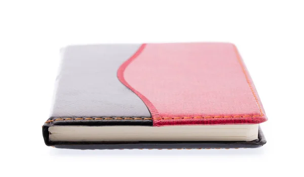 Leather Notebooks Isolated White Background — Stock Photo, Image