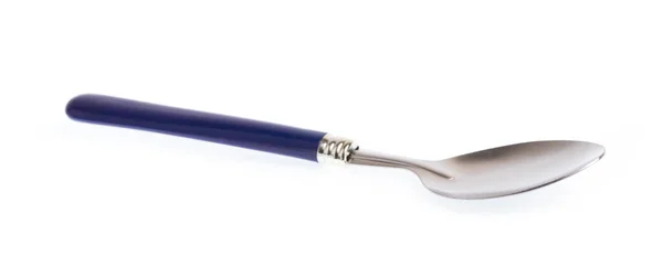 Blue Spoon Isolated White Background — Stock Photo, Image