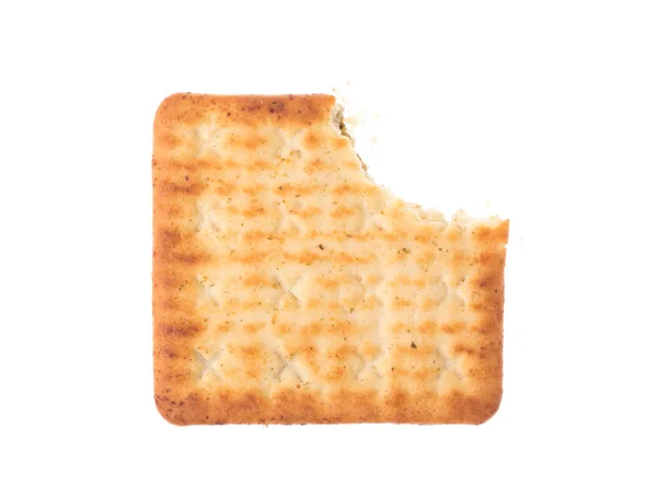 Sušenky Snack Chléb Izolované Bílém Pozadí — Stock fotografie