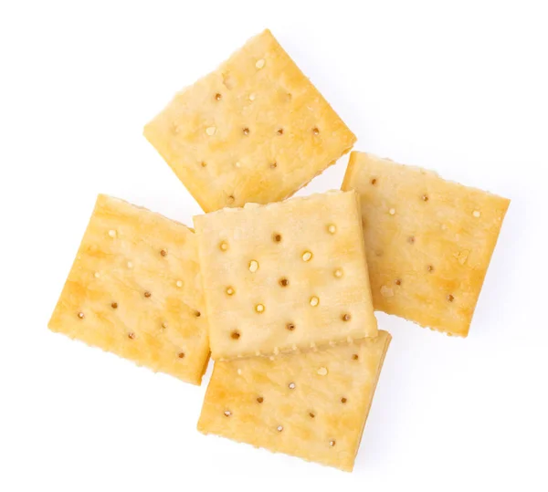 Sabrosas Galletas Aisladas Sobre Fondo Blanco —  Fotos de Stock