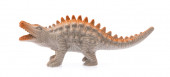 Toy műanyag krokodil elszigetelt fehér háttér.
