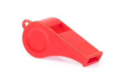 spor ıslığı beyaz arkaplanda izole edildi