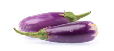 patlıcan beyaz arkaplanda izole edildi