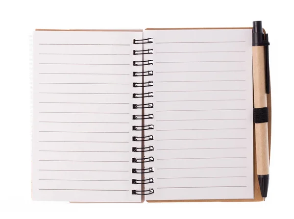 Notebooky Perem Izolované Bílém Pozadí — Stock fotografie