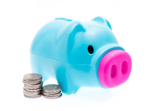 Piggy Bank Sobre Fondo Blanco Aislado — Foto de Stock