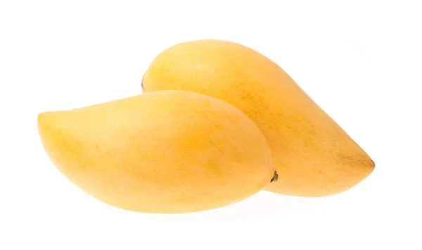 Fruto Mango Aislado Sobre Fondo Blanco — Foto de Stock