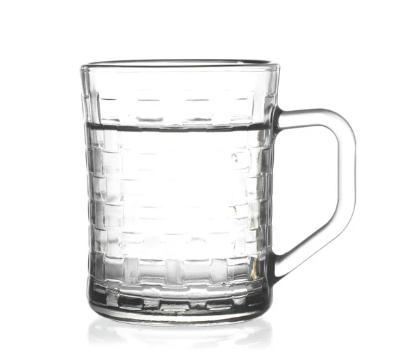 Vaso Agua Aislado Sobre Fondo Blanco — Foto de Stock