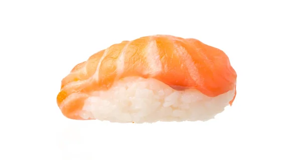 Traditional Fresh Japanese Sushi Rolls Isolated White Background — Stock Photo, Image