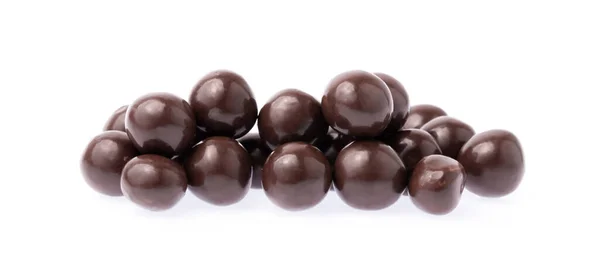 Chocolate Balls Isolated White Background Stock Photo