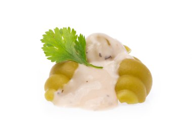 beyaz arkaplanda izole edilmiş makarna