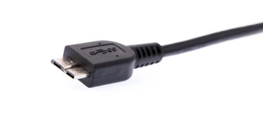 USB ve USB3.0 Bağlantısı beyaz arkaplanda izole edildi
