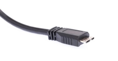 USB ve USB3.0 Bağlantısı beyaz arkaplanda izole edildi