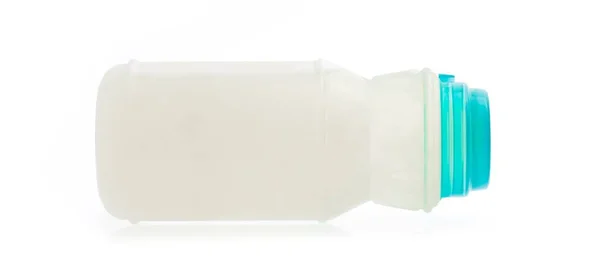 Kokosjuice Flaska Isolerad Vit Bakgrund — Stockfoto