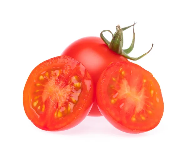 Slice Tomato Isolated White Background — Stock Photo, Image