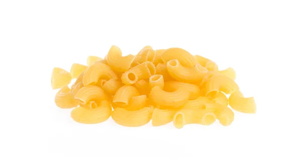 Italiaanse Pasta Droge Pasta Geïsoleerd Witte Achtergrond — Stockfoto