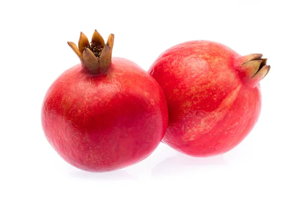 Granatäpple Isolerad Vit Bakgrund — Stockfoto