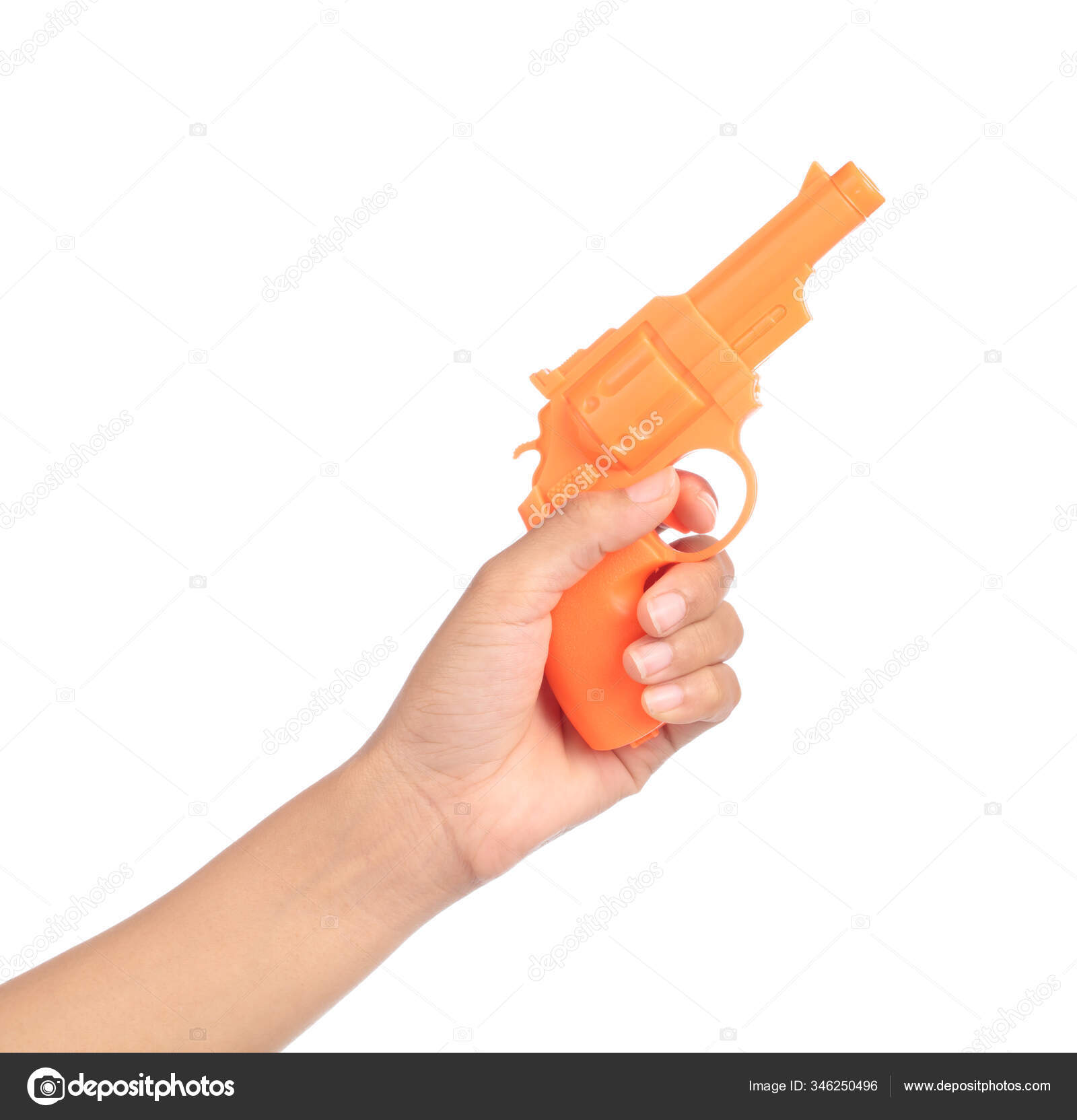 Hand Holding Water Gun