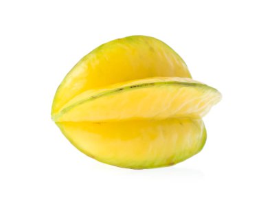 Star beyaz arka plan üzerinde izole elma.