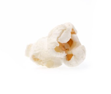 Beyaz arka plan üzerinde izole pop corn.
