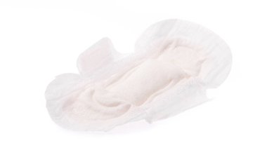 Adet pedi beyaz arkaplanda izole edildi