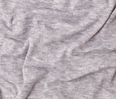 Buruşmuş gri kumaş dokusu arkaplanı