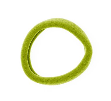 colorful fabric hair band isolated on white background