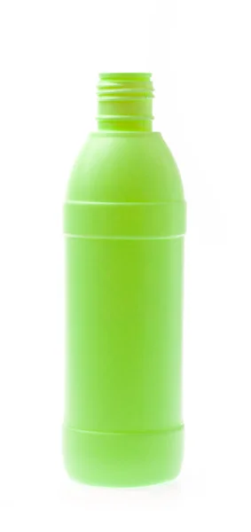 Botol Plastik Diisolasi Latar Belakang Putih — Stok Foto