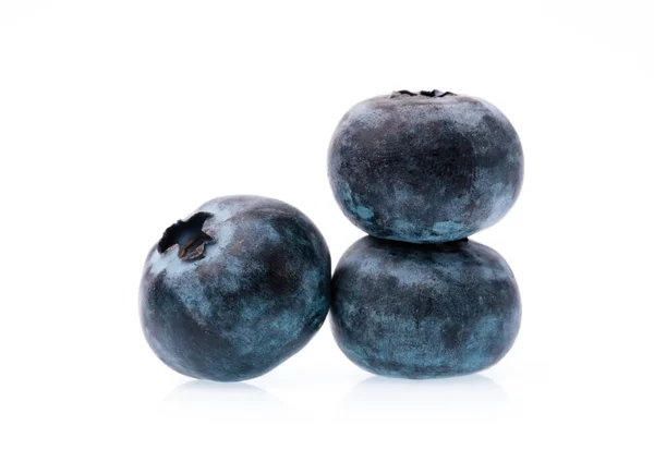 Blueberry Fruits Isolated White Background — Stock Photo, Image