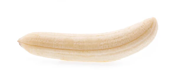 Banane Banane Mûre Isolée Sur Fond Blanc — Photo