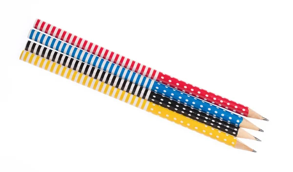 Colorful Pencil Isolated White Background — Stock Photo, Image