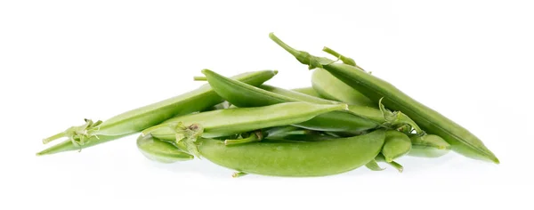 String Bean Geïsoleerd Witte Achtergrond — Stockfoto