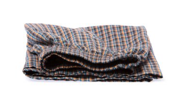 Beyaz arka plan üzerinde izole boxer şort (iç çamaşırı).