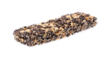 Sağlıklı izole edilmiş beyaz arka plan için abur cubur.