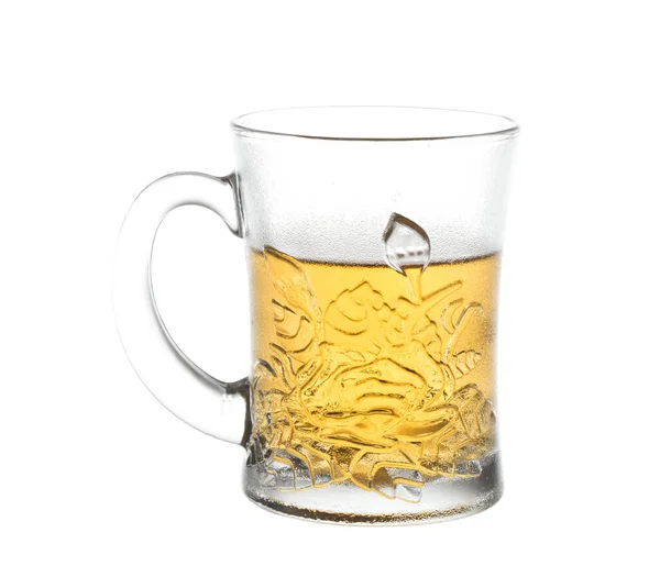 Glas Brandy Isoliert Auf Weißem Hintergrund — Stockfoto