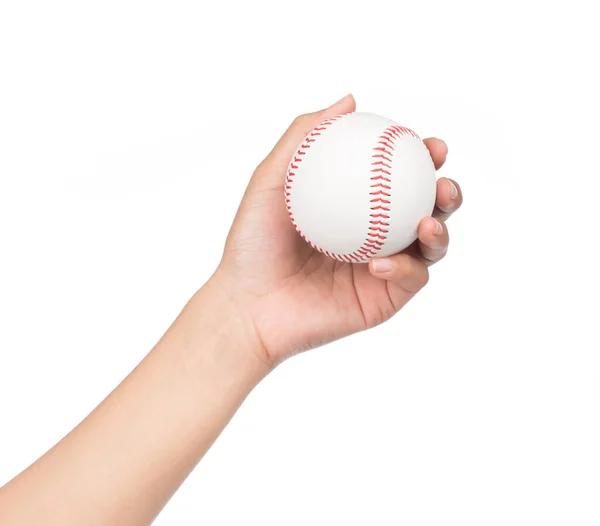 배경에서 고립된 야구를 — 스톡 사진