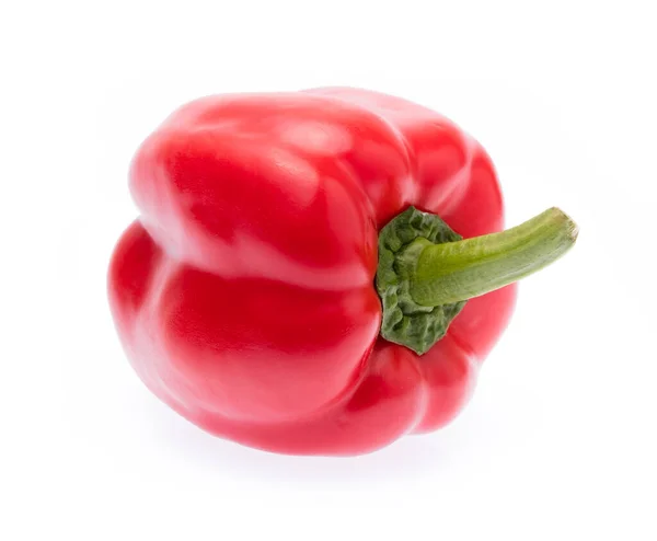 Süße Rote Paprika Isoliert Auf Weißem Hintergrund — Stockfoto