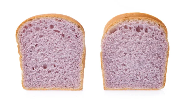 从白色背景分离出来的葡萄面包 — 图库照片