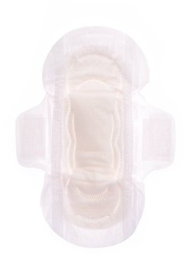 Adet pedi beyaz arkaplanda izole edildi