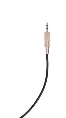 Ses Jack Fişi 3.5 mm. beyaz arkaplanda izole