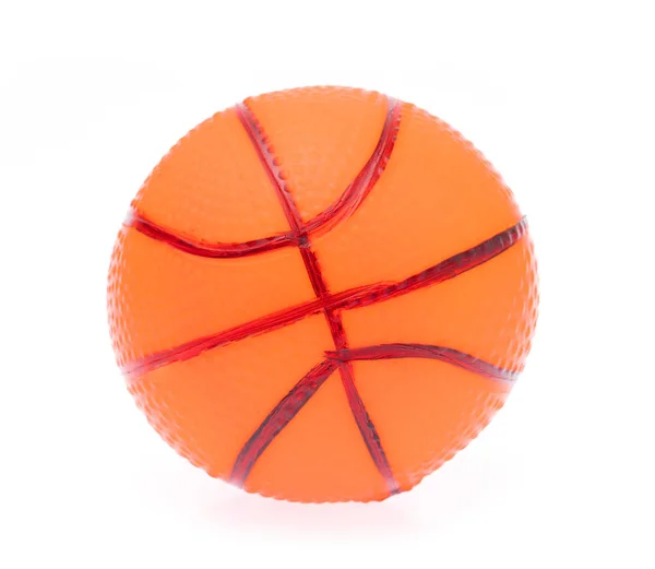 Orange Basket Ball Isolated White Background — Stock Photo, Image