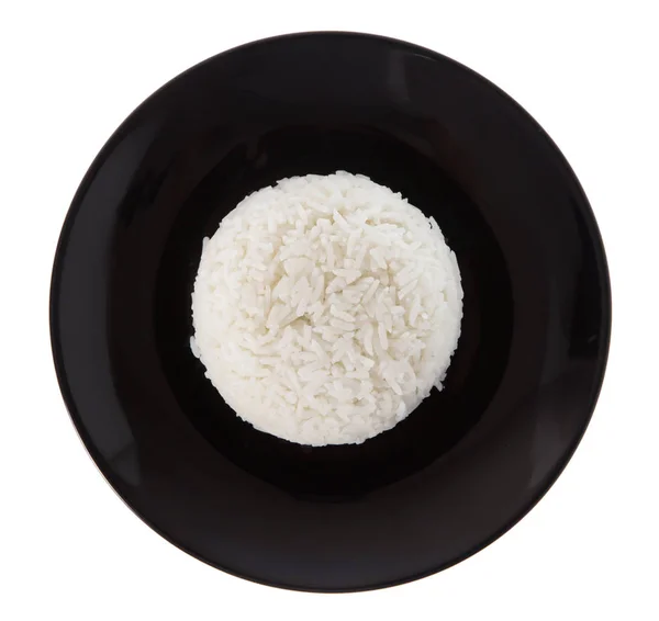 Hidangan Nasi Diisolasi Pada Latar Belakang Putih — Stok Foto