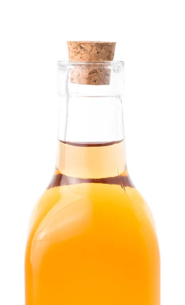 Wijn Fles Geïsoleerd Witte Achtergrond — Stockfoto