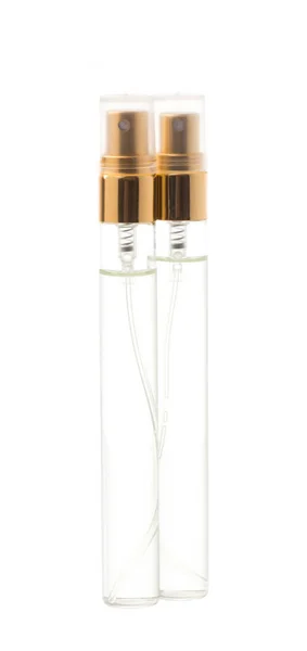 Beyaz Arka Planda Izole Edilmiş Parfüm Şişesi — Stok fotoğraf
