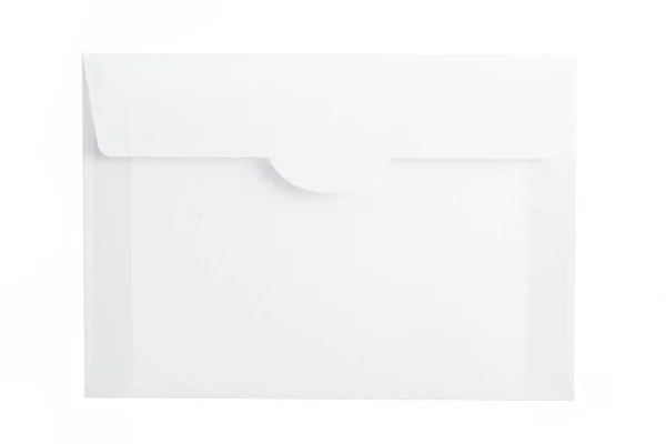 Envelope Isolado Sobre Fundo Branco — Fotografia de Stock