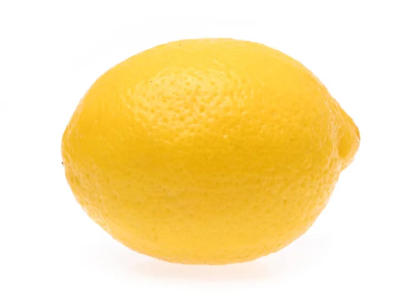 Citron Isolerad Vit Bakgrund — Stockfoto